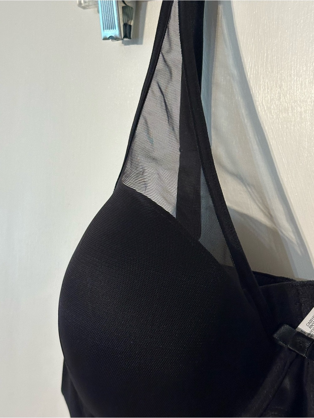 Wonderbra 2 Ways to Wear Underwire Bra Black Mesh Panel Underwire Bra Women - Picture 6 of 10